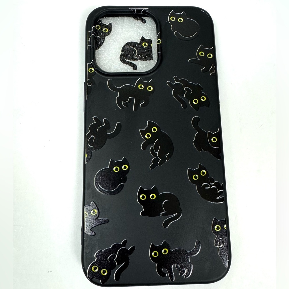Black Cats Phone Case Compatible with iPhone 13 Pro NEW
